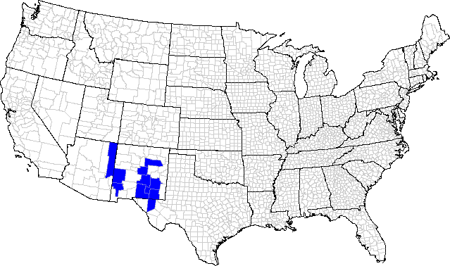 Flexamia modica map