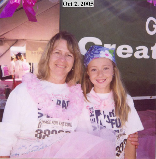 GG (Connie) & Carissa: Race For the Cure 2005