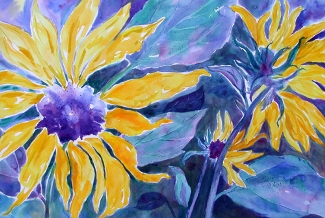 Sunflowers - 22x28 - sold